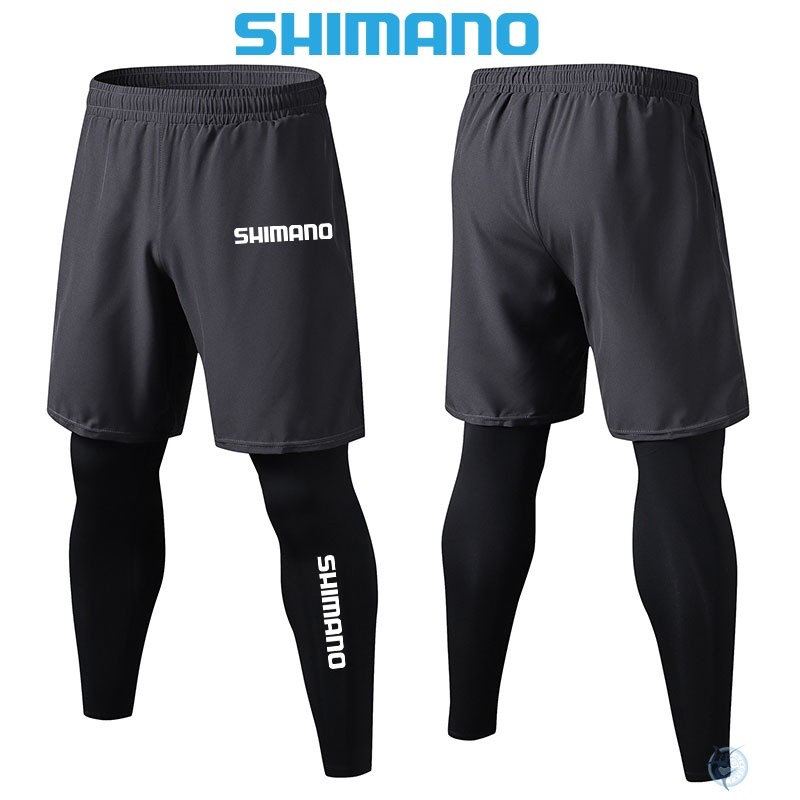 SHIMANO ชิมาโน่ กางเกงวิ่งสำหรับผู้ชาย แห้งเร็ว เหมาะสำหรับการเล่นกีฬากลางแจ้งในฤดูร้อน