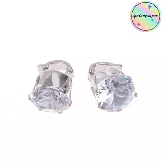 Pufangsuper 1 คู่คลิปบนหูฟัง Rhinestone เปิดหูอุปกรณ์เสริมที่ถอดออกได้ DIY เครื่องประดับสําหรับหูฟังไร้สายอัพเกรดดูมีสไตล์ TH