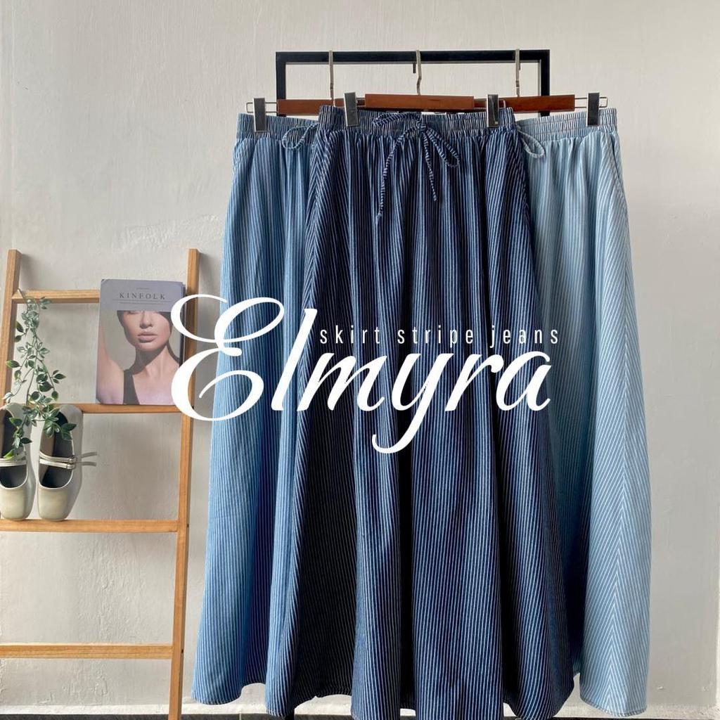 KAIN LABUH - ELMYRA SKIRT STRIPE JEANS