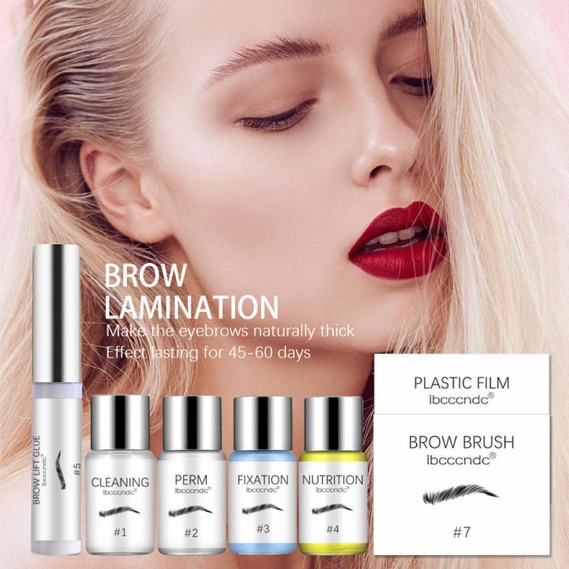 Ibcccndc Brow Eyebrow Polishing Kit Safe Brow Lift Salon 3d Kit Eyebrow Beauty Professional R9
