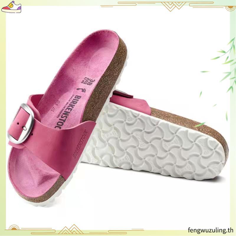 Madrid Big Buckle FL Cognac HEX Cognac รองเท้าแตะ ผู้หญิง สีน้ำตาล（W）