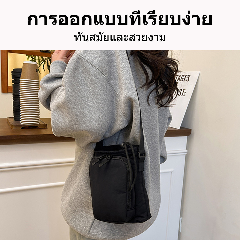 กาต้มน้ำไนลอนแบบพกพากระเป๋าสะพายหลังผู้หญิงหลายชั้นพกกระเป รูปที่ 3