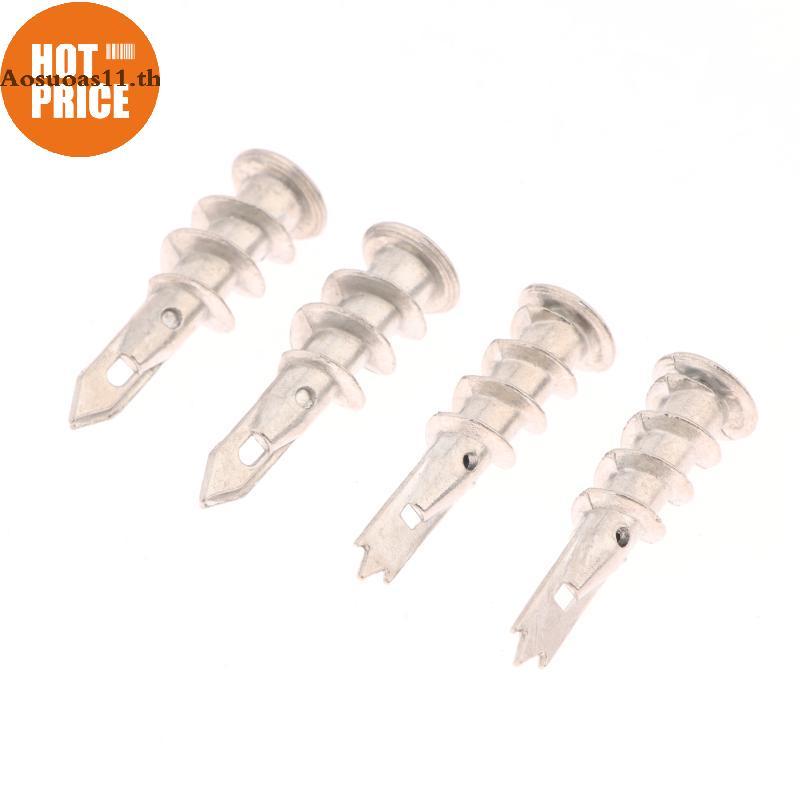 Aosuoas 10 ชิ้นสังกะสีอัลลอยด์เหล็ก Self-Drill Anchor 13*41 มิลลิเมตร Plasterboard Drywall Anchor Ho