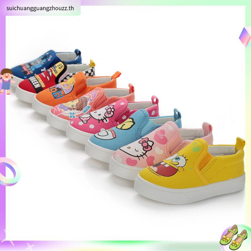 Ellen Toy Story รองเท้าผ้าใบลําลอง พื้นแบน ลายการ์ตูนโดราเอมอน สําหรับเด็กผู้ชาย ผู้หญิง เหมาะกับการ
