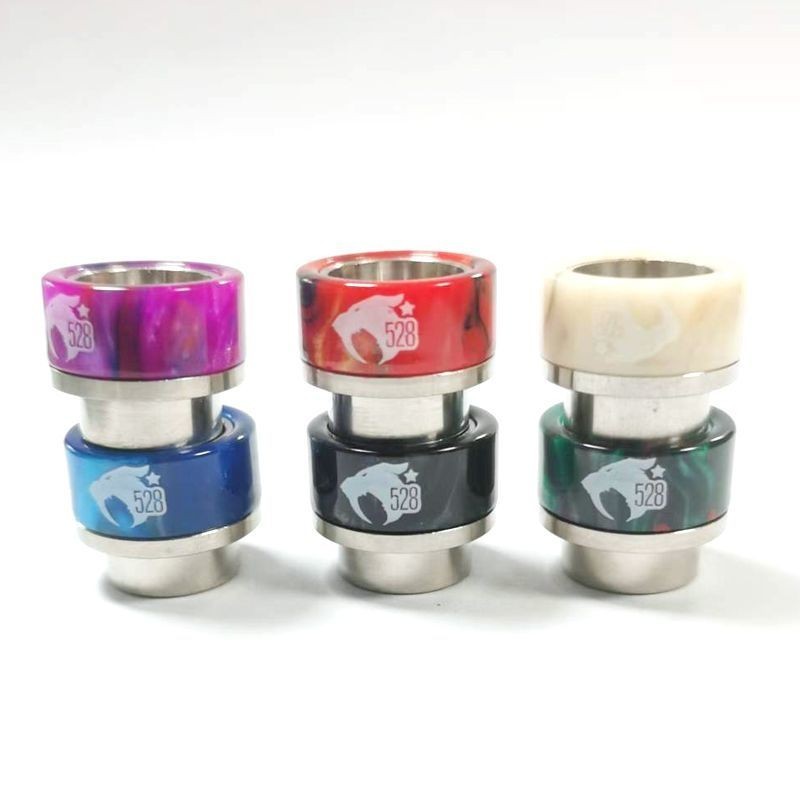 810 Universal เรซิ่นสแตนเลส Anti-Squeezing หัวฉีด Anti-Scalding 810drip tip หยดหัวฉีด 810 Universal 