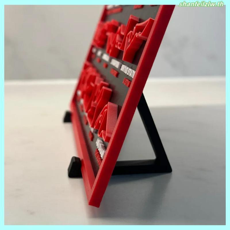 🏁 ปฏิทินสนามแข่ง F1 ปี 2026 (3D Printed Edition) – รวม DRS Zones ทุกสนาม
