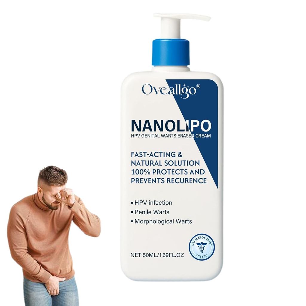 Oveallgo NanoLipo Eraser Cream, Professional Mens Relief Cream, Mens GentX Relief cream - ing Intima
