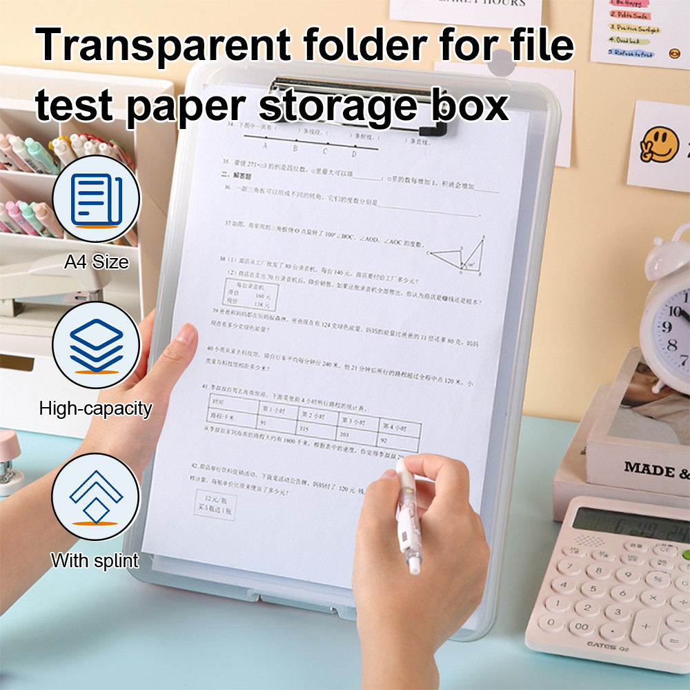 SUPPLEIES CASE CLIPBOARD OFFICE 2IN1 FLING A4 PRAISE CSQUARE