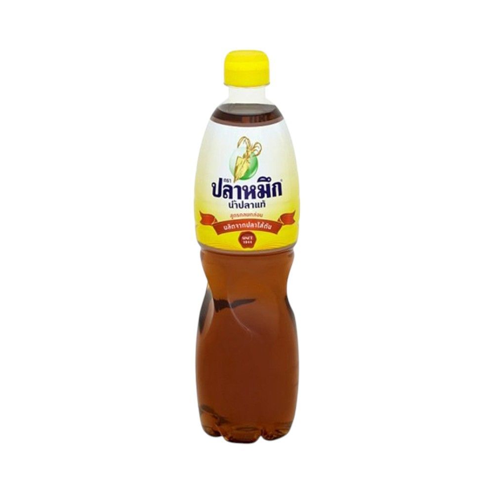 [สินค้าส่งด่วน] ปลาหมึกน้ำปลาฉลากเหลือง ขวดเพท 700ซีซี SQUID FISH SAUCE YELLOW LABEL(PET) 700CC