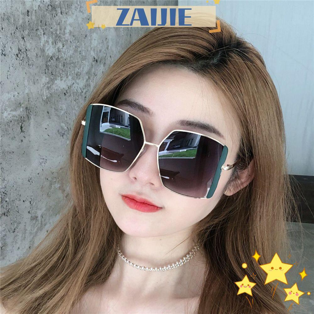ZAIJIE Ladies Sun Glasses Brand Designer UV400 Luxury Shades