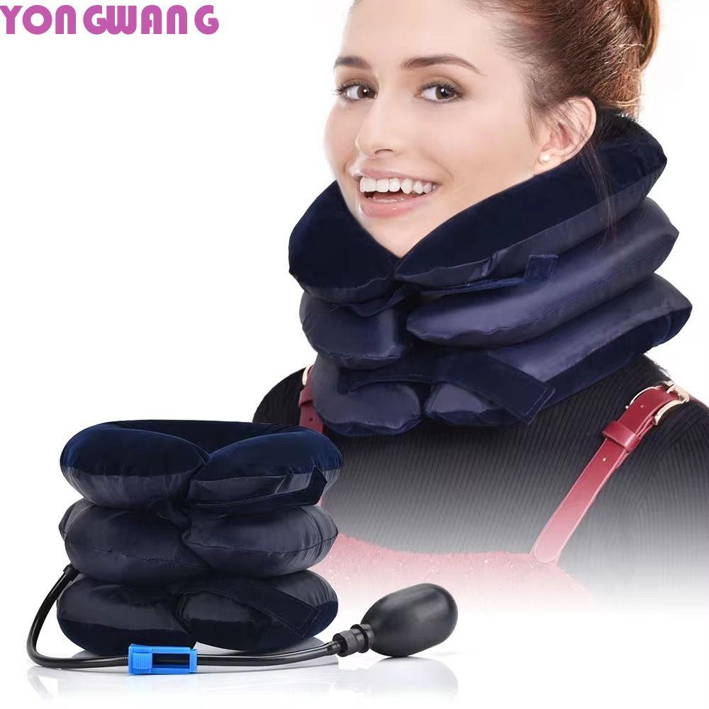 YONGWANG66HR Inflatable Air คอ Stretcher, 3 ชั้น Breathable คอ Traction อุปกรณ์, ป้องกันหลอดเดี่ยว S