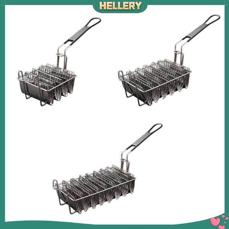 [HelleryTH] Taco Basket Taco Rack Fryer Taco Shell Fryer สําหรับร้านอาหาร Home Kitchen