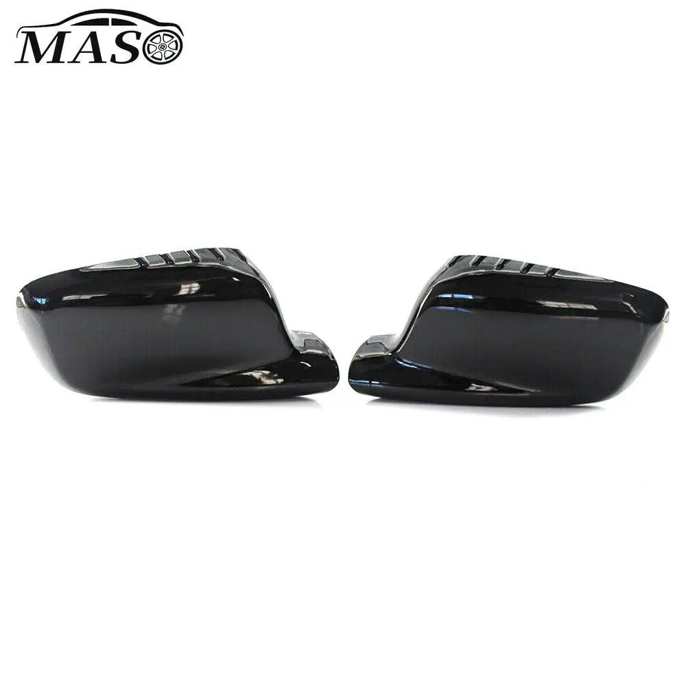 2PCS สีดําเงาเปลี่ยนกระจกมองข้างสําหรับ BMW E65 E66 E67 E46 Coupe E46 Cabrio 51167074236 51167074235