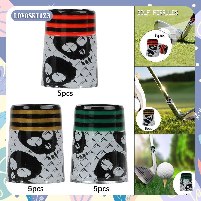 [lovoski1z3] 5x Golf Iron Ferrules Golf Club Shaft Ferrules สําหรับผู้ใหญ่สนามกอล์ฟกีฬา
