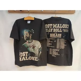 เสื้อลาย Post Malone Big Ass Tour – Vintage Concert Tee (ป้าย Hanes)