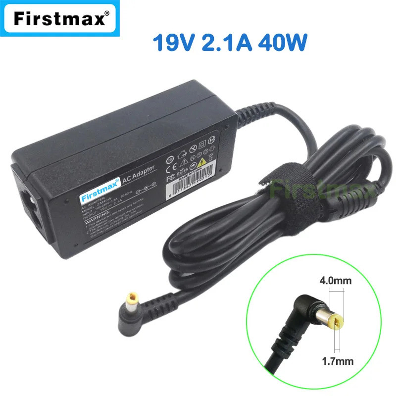 19V 2.1A 40W ac อะแดปเตอร์แล็ปท็อปสําหรับ Clevo N130WU N131WU N141WU N230WU N232WU N240WU N250WU N25