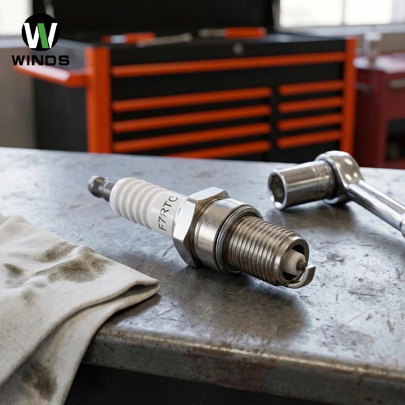 ODS Performance Spark Plug F6RTC สําหรับ 50cc 70cc 90cc 110cc LS50 PW80 Fast มอเตอร์ไซด์เปลี่ยนเครื่