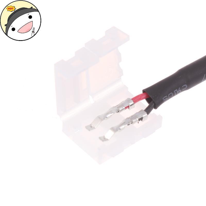 Lanf 5/10 ชิ้นสาย USB Connector 2pin 8 มิลลิเมตร/10 มิลลิเมตรเชื่อมฟรี LED Strip Connector LED ริบบิ้น Strip Light Adaptor EN ราคา ถูกที่สุด ดีลบีเคเค แกลเลอรีภาพที่ 2