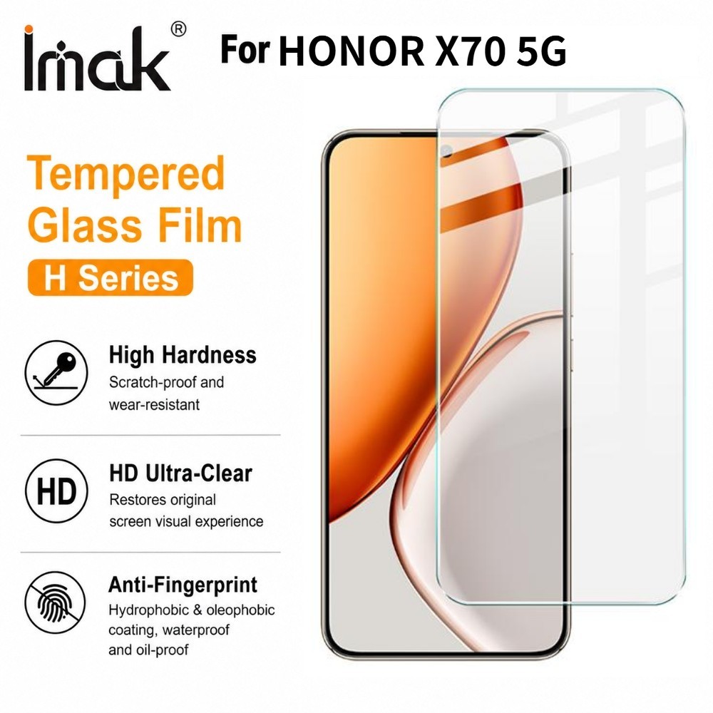 ฟิล์มกระจก สำหรับ Honor X70 X70i X60 GT X60i X9d IMAK รองรับลายนิ้วมือ 5G H