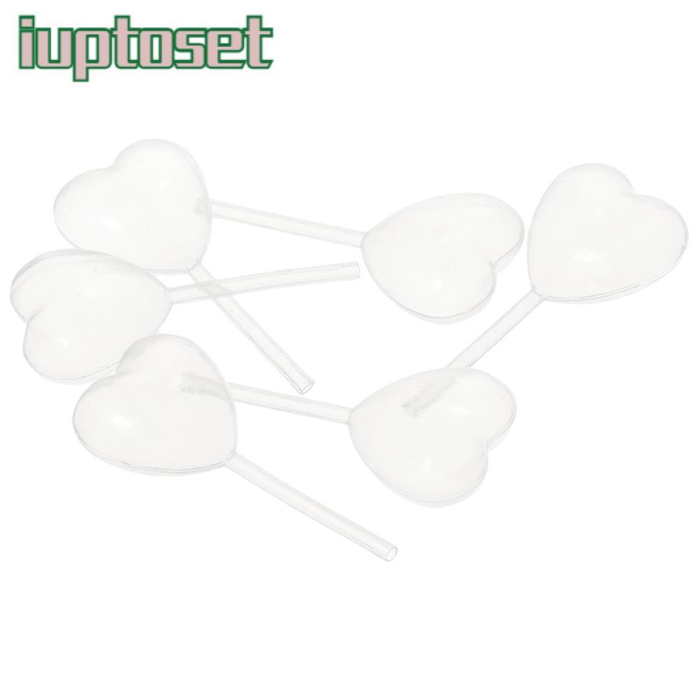 IUPTOSET 50 ชิ้นพลาสติกบีบ Dropper, 4ml รูปหัวใจโปร่งใส Liquid Dropper, Mini Liquid หัวฉีด Cupcake, 