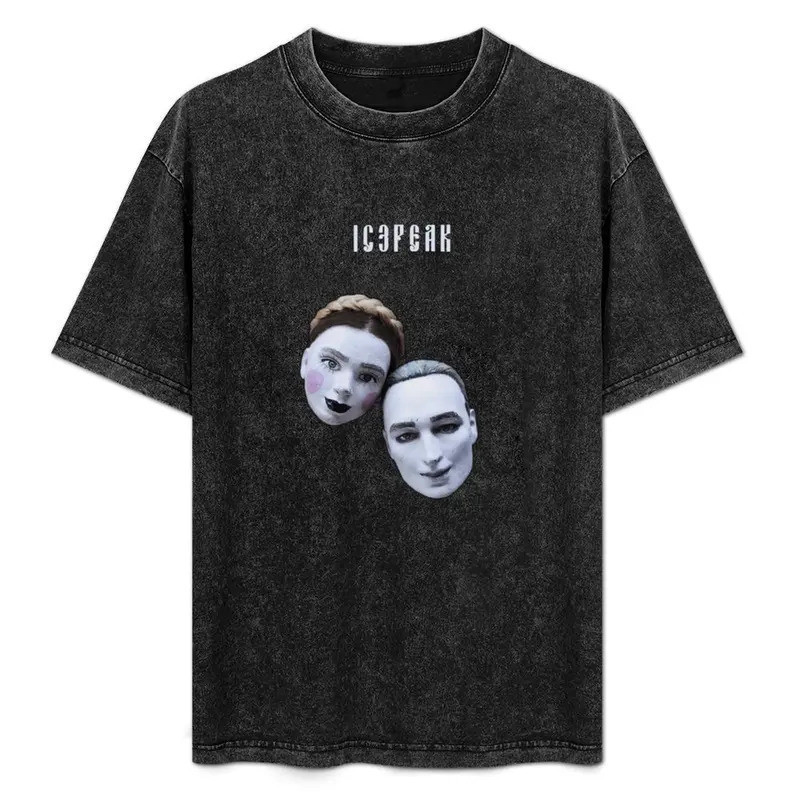 เสื้อยืด IC3PEAK koson luhur เสื้อผ้าฤดูร้อน เสื้อผ้าผู้ชาย
