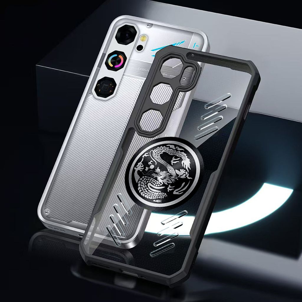 การกระจายความร้อนเคสโทรศัพท์สําหรับ Nubia Neo 5 GT 5G 4G กรณี Nubia Neo 1 2 3 5 Pro Neo 3 GT การซึมผ่านสูงกรอบสีดําสี่มุม Shock Proof ฝาครอบแม่เหล็ก 03-04-11