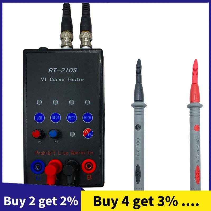 210S VI Curve Tester เครื่องวิเคราะห์ลายเซ็นแบบอะนาล็อกแผงวงจรอิเล็กทรอนิกส์เครื่องมือตรวจจับความผิด