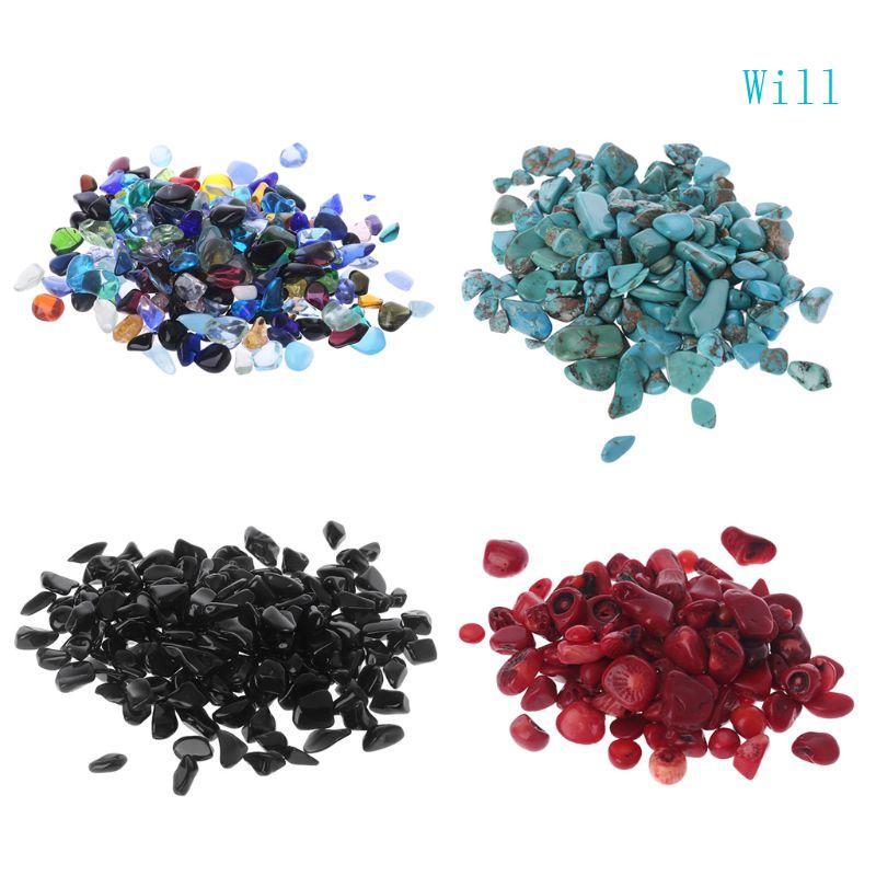 Will Crystal Chips Stone Crushed Quartz 0 11 Lbs Tumbled Gravel Aquarium Small Pebble