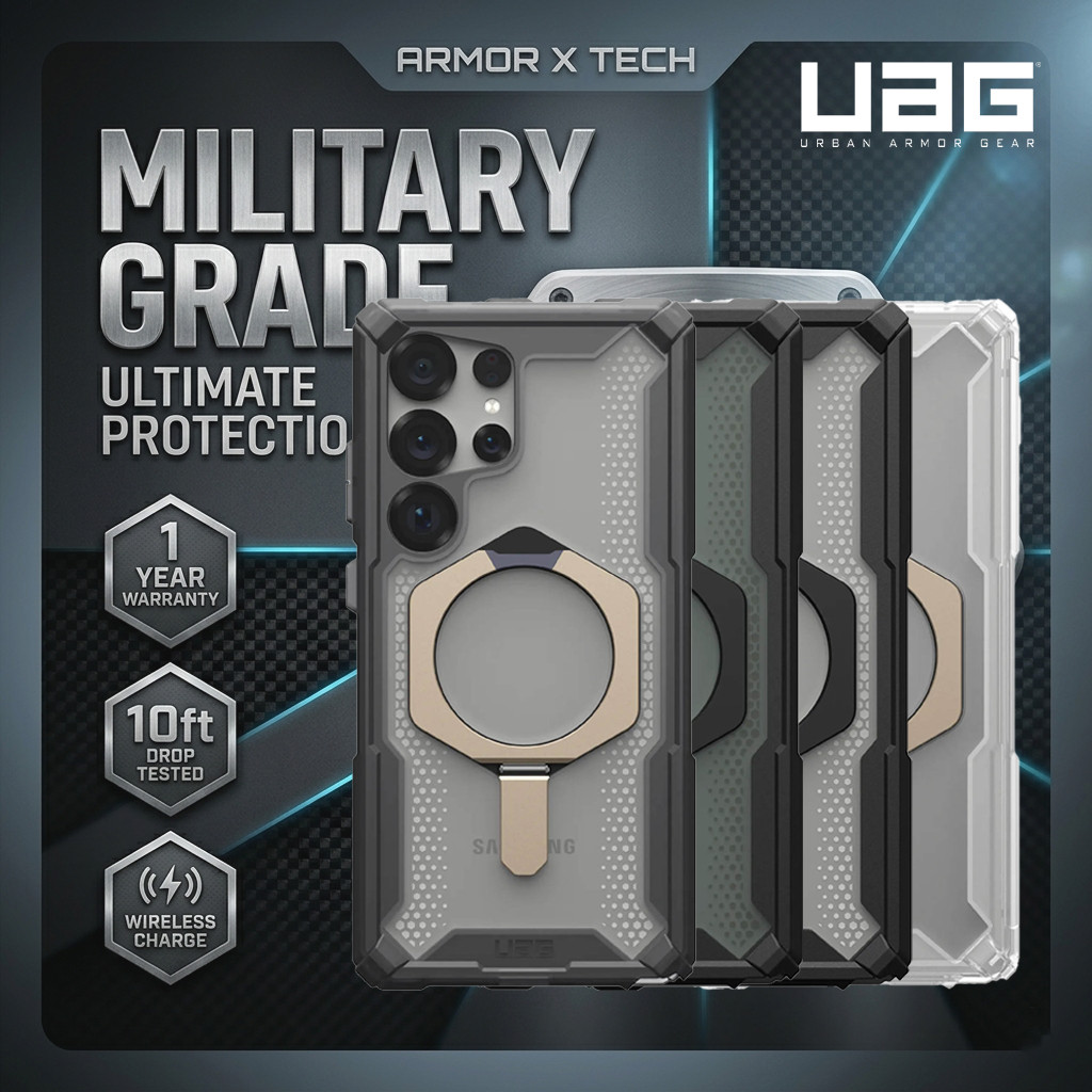 UAG Plasma XTE Pro เคสกันกระแทก Samsung Galaxy S25 Ultra / S24 Ultra / S23 Ultra ดีไซน์เกราะพร้อมขาตั้ง Kickstand ในตัว