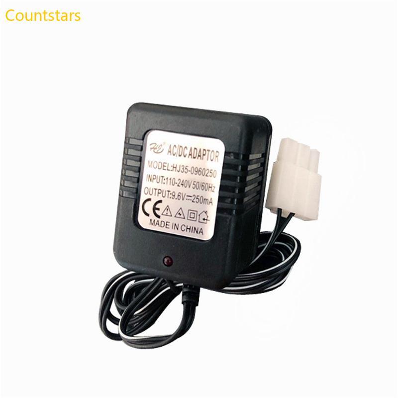 COU Charger สําหรับ 9 6V Ni-Cd Ni-MH อินพุต AC 110 V-240 V เอาต์พุต 9 6V 250mA สําหรับ Tamiya KET-3P