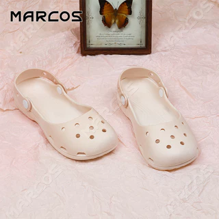 MARCOS รองเท้าหัวโตผู้หญิง แบบรัดส้นดีไซน์สวย วัสดุ EVA คุณภาพดี พื้นหนานุ่ม รองรับส้นเท้า กันลื่น ทนทานใช้งานยาวนาน #05