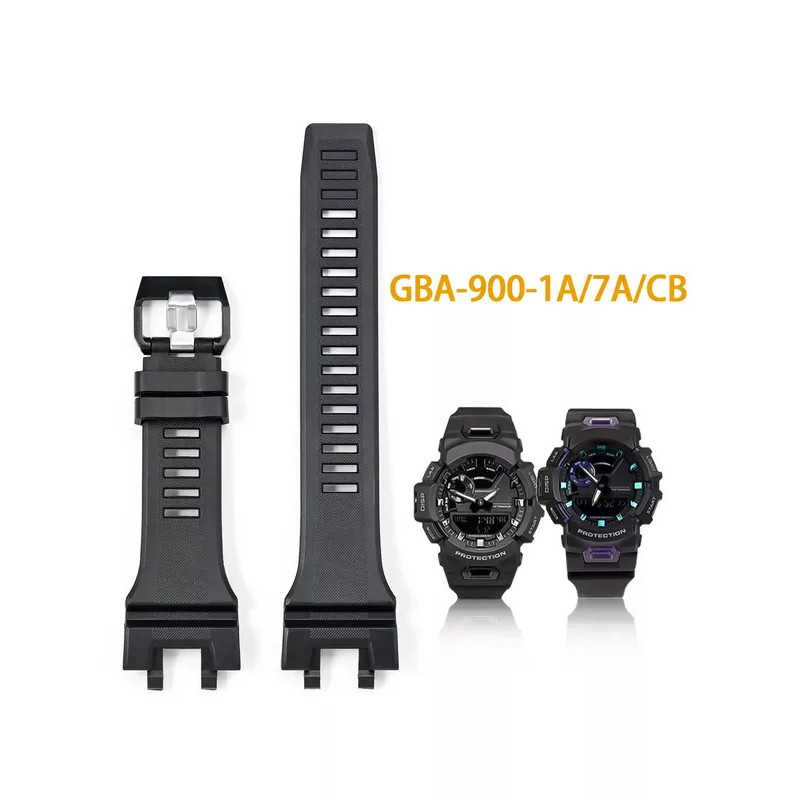 Watch Accessories For Casio GBA-900 Men's Strap Sports Waterproof Bracelet GBA 900 Resin Replacement