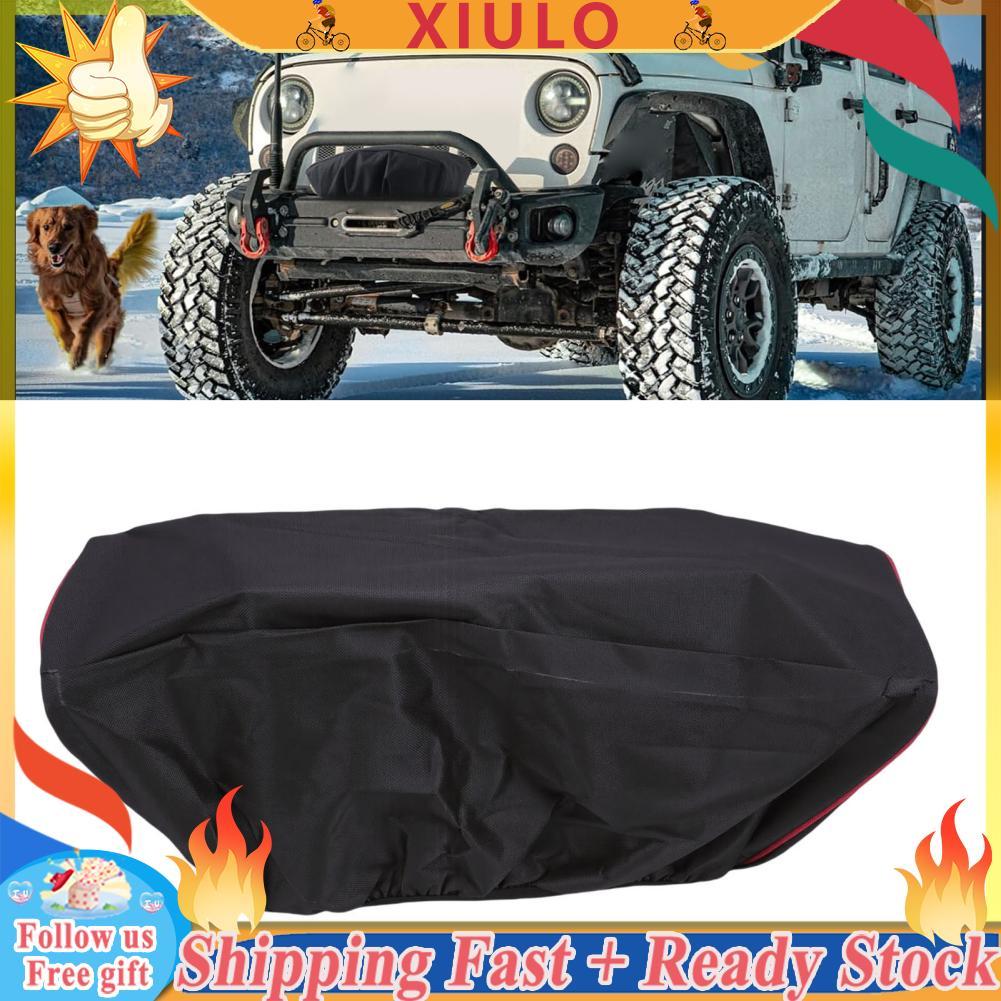 Xiulo Xiulo Aramox Winch Cover 600D Oxford ผ้า Windproof 21.5x7.5x9.5 นิ้วสำหรับ 8500-12500 ปอนด์ไฟฟ