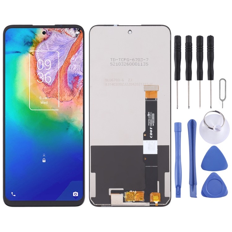 พร้อมส่ง TFT หน้าจอ LCD สําหรับ TCL 20 5G T781 T781K T781H พร้อม Digitizer Full Assembly