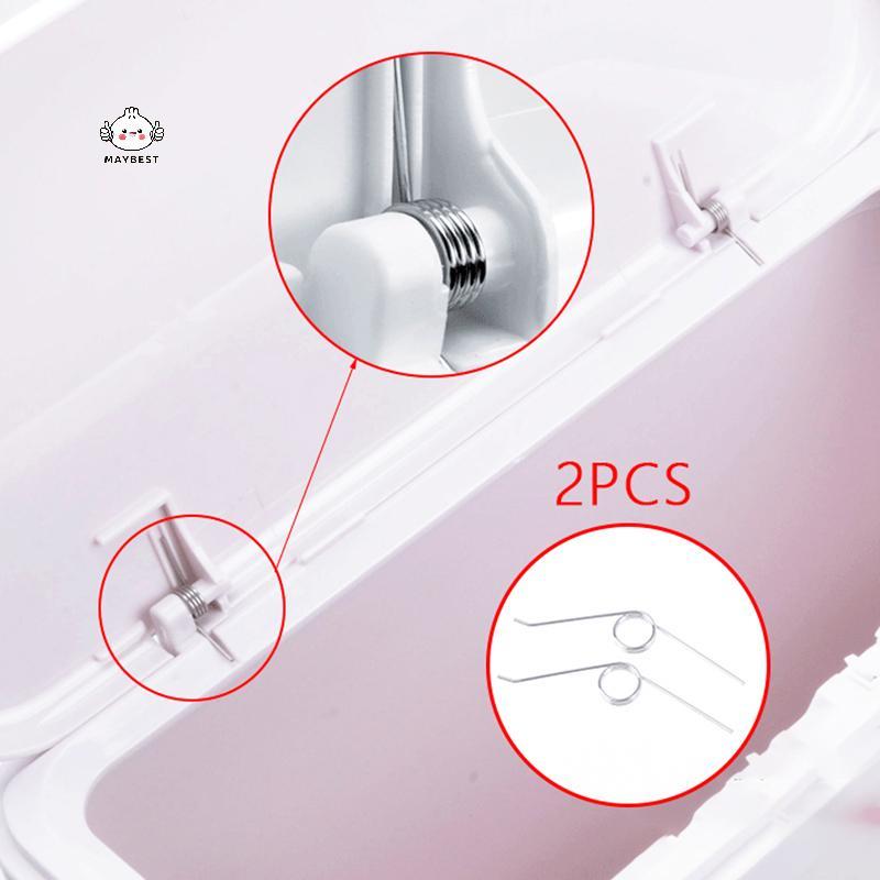 {maybest} 2 ชิ้น/ล็อตถังขยะปรับได้ 3 ม้วนสแตนเลส 304 Torsion Spring Storage Buet Opening Spring {TH}