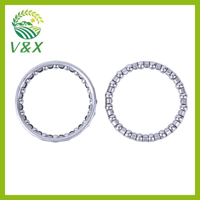 [Snowth] 2 ชิ้นจักรยานจักรยาน 4 มิลลิเมตร 20 ลูกชุดหูฟัง Caged Ball Bearing Race Cycling Bearing [zk
