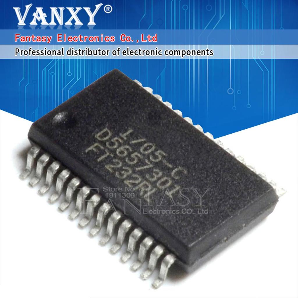 1PCS FT232RL SSOP28 FT232 SSOP SMD USB UART ( USB - Serial) IC ใหม่และต้นฉบับ