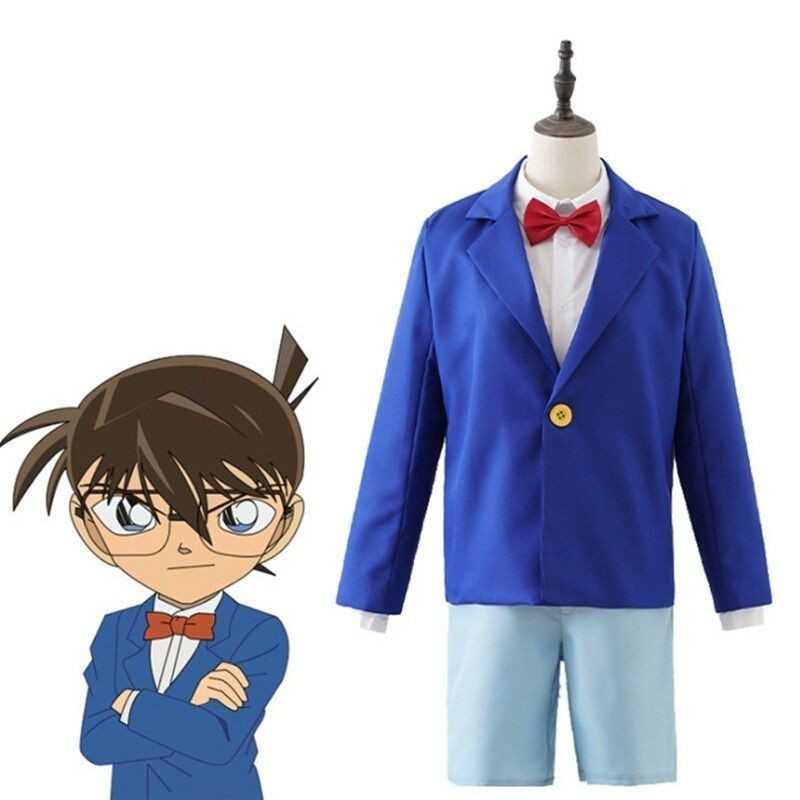 Detective Conan Conan Edogawa Edogawa Conan คอสเพลย์เครื่องแต่งกายอะนิเมะนักสืบ Conan cos เสื้อผ้า C