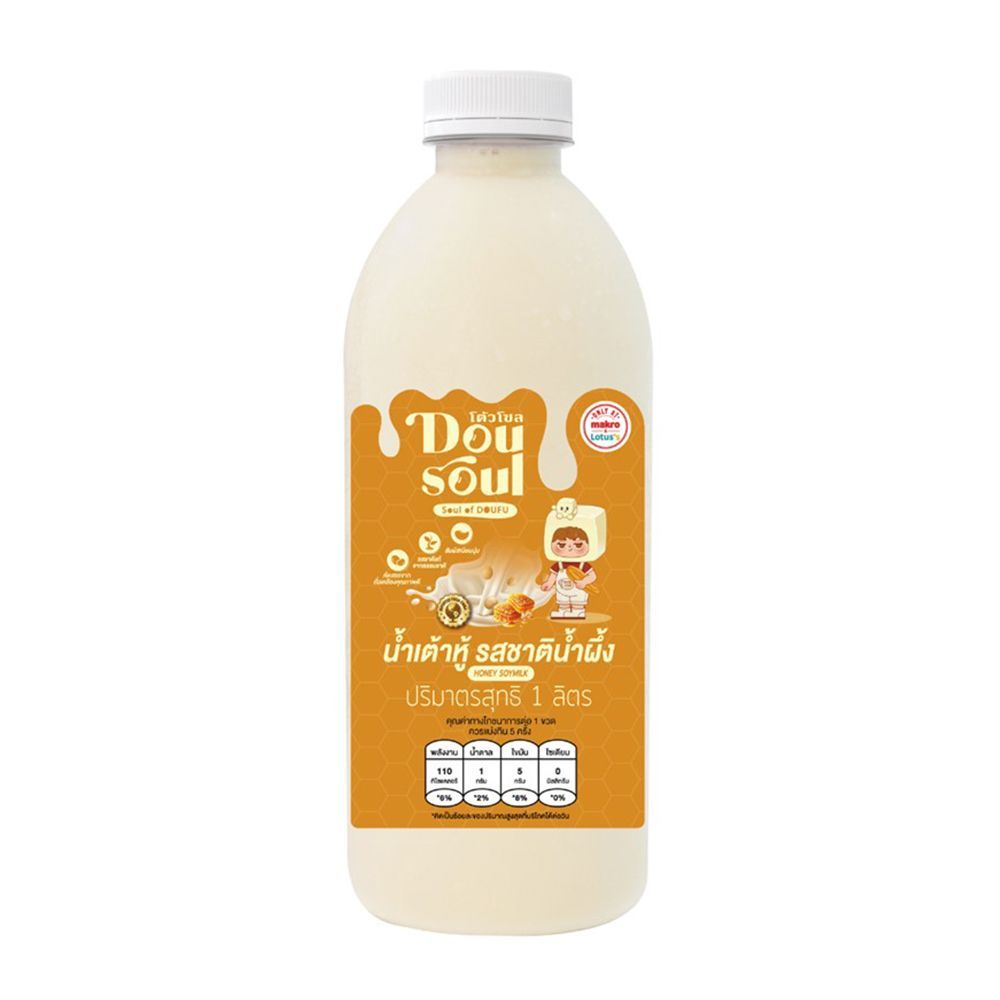 [สินค้าส่งด่วน] โต้วโซล นมถั่วเหลือง รสน้ำผึ้ง 1 ลิตร DOUSOUL SOY MILK HONEY 1 L