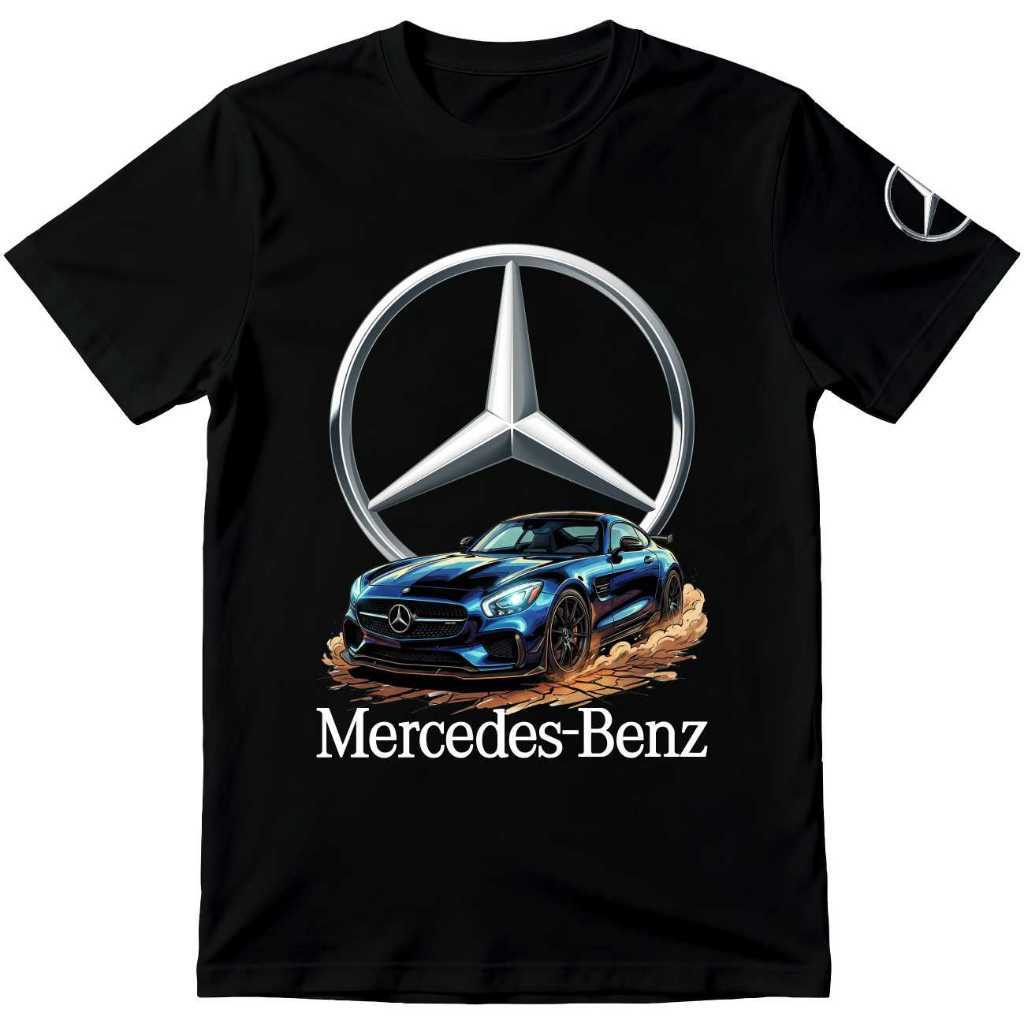 เสื้อยืด MERCEDES BENZ || เสื้อยืด MERCEDES BENZ || ไม่จํากัดเพศ || หวีคอตตอน 24s 30s