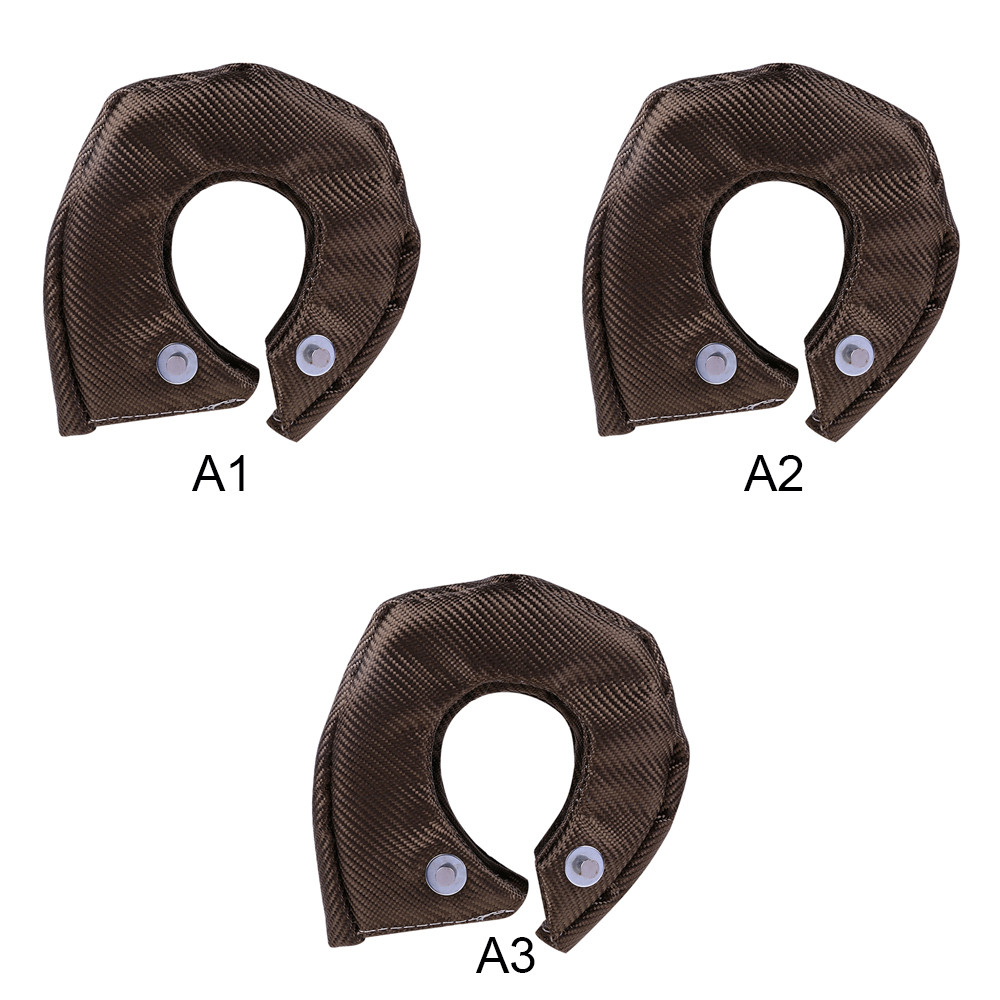 [TIE]Lava Fiber Turbo ผ้าห่มเครื่องยนต์ Heat Shield Barrier Titanium Turbocharger Cover Turbine Hous