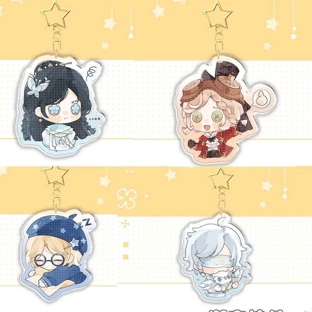 Identity V พวงกุญแจอะนิเมะเกม Aesop Carl Joseph Grace Margaretha Zelle mica อะคริลิค chibi ตกแต่งถุง