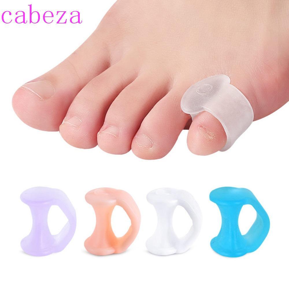 CABEZA ผลิตภัณฑ์ยืดหยุ่นนุ่มสำหรับเล็บเท้าและกระดูกนิ้วเท้า Bunion Corrector Spacer ช่วยป้องกันและปรับแก้นิ้วหัวแม่เท้า