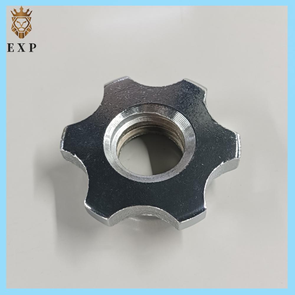 Lifting Standard Hex Barbell Bar Solid Steel Spin-lock Dumbell Clamps