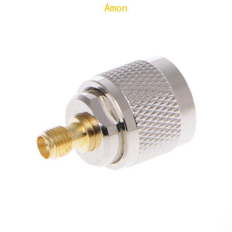 Amon SMA พอร์ตหญิงเป็น UHF PL259 ตัวเชื่อมต่อศีรษะชาย