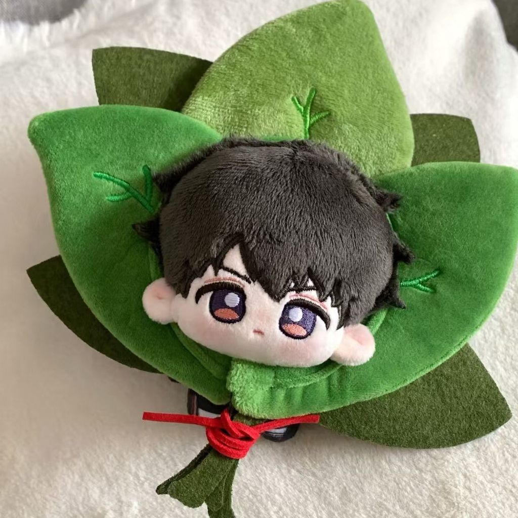Xiaohongshu สไตล์เดียวกันน่ารัก Grapefruit Leaf 10 ซม. เสื้อผ้าเด็กมูลค่าสูงผ้าฝ้าย Plush Baby Self-laughing Bear หมวกเปลี่ยนแพ็ค