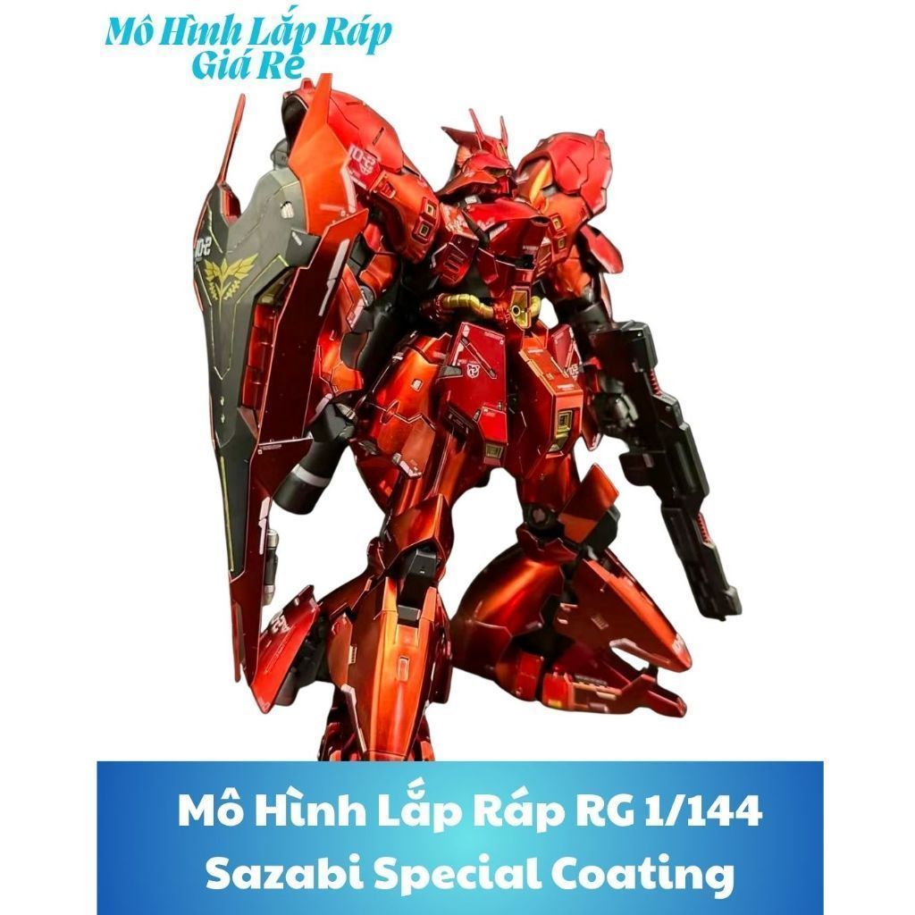 RG 1/144 Sazabi Special Metallic Coating Assembly Model (รวมอุจจาระ) GundamPromax