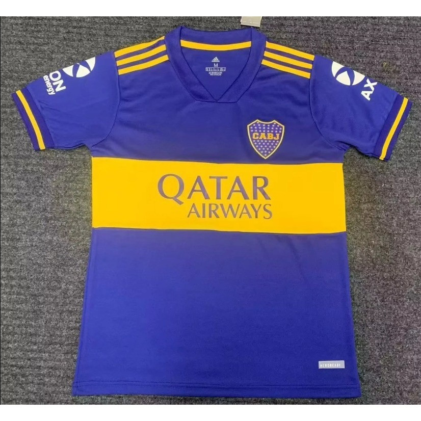 2021 Boca Juniors Home Football Sports Casual Shirt