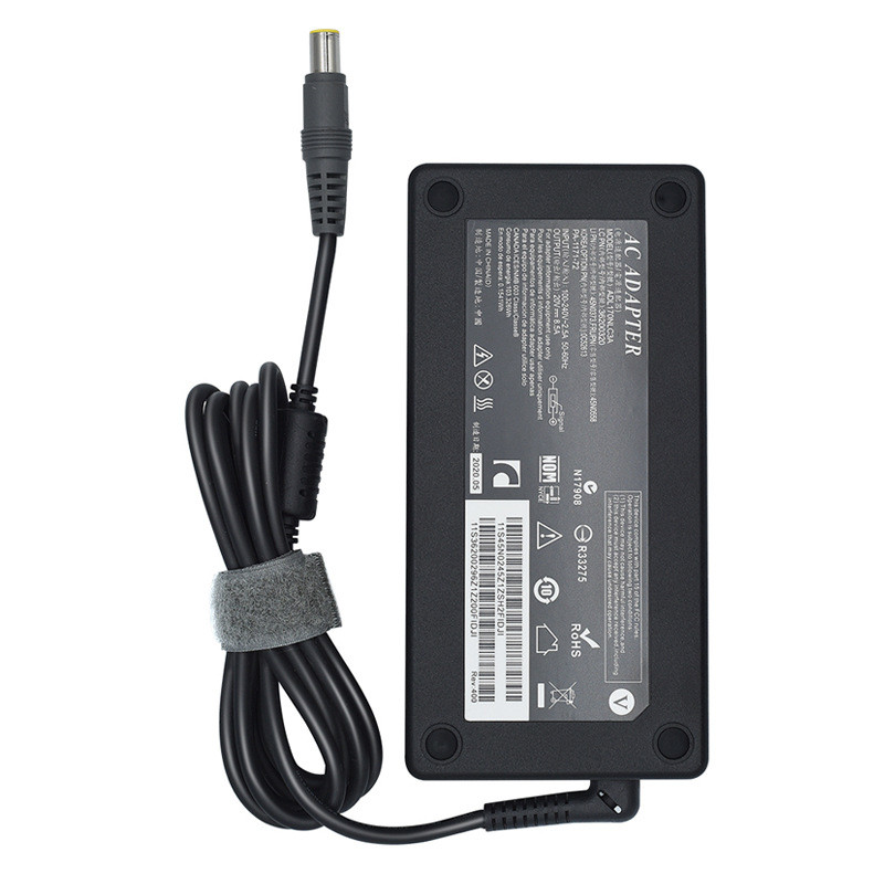20V8.5A แล็ปท็อปหม้อแปลง 170W เหมาะสําหรับ Lenovo ThinkPad W520 W530 T520 แล็ปท็อปชาร์จ 7.9 * 5.5