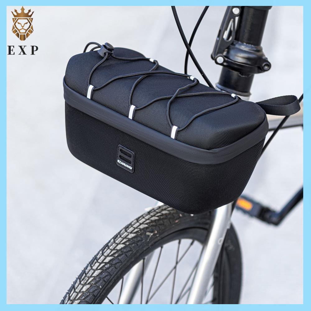 กระเป๋าถือจักรยานพับได้ 4L EVA Hard Shell พับเก็บง่าย สำหรับ Brompton และ JAVA NEO